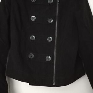 Decree Women's Black Pea Coat